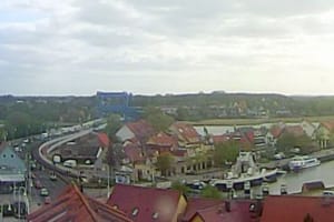 Blick auf den Stadthafen